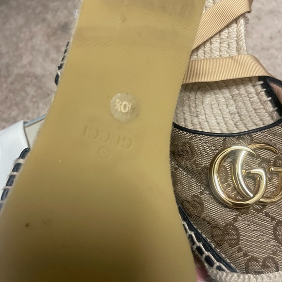 WOMEN'S GG MATELASSÉ PLATFORM ESPADRILLE - Picture 3 of 5